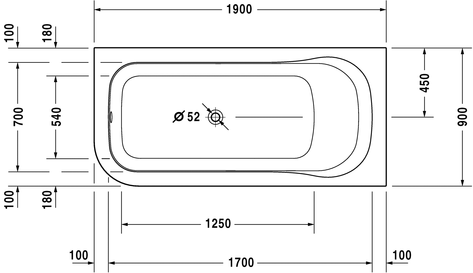 choose your best standard bathtub size and type will fit into your space