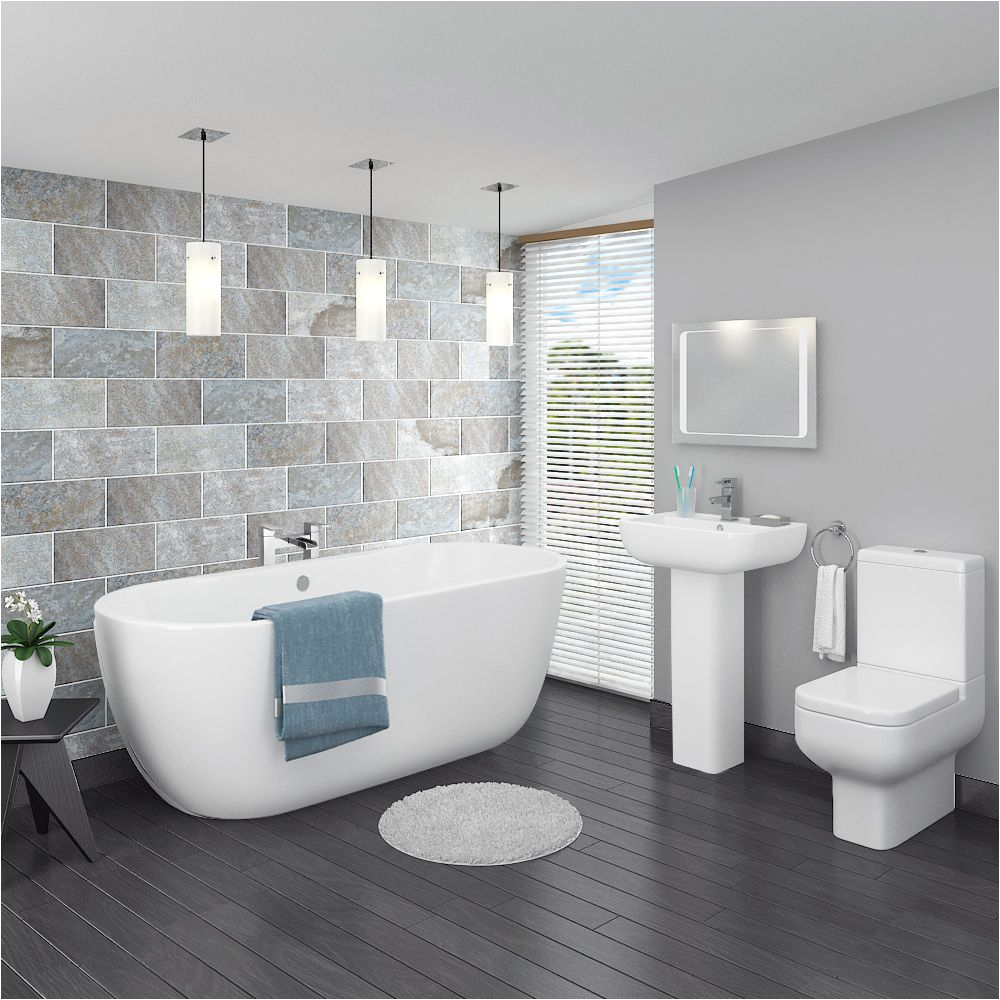 Standalone Bathtub Uk Pro 600 Modern Free Standing Bath Suite In 2019