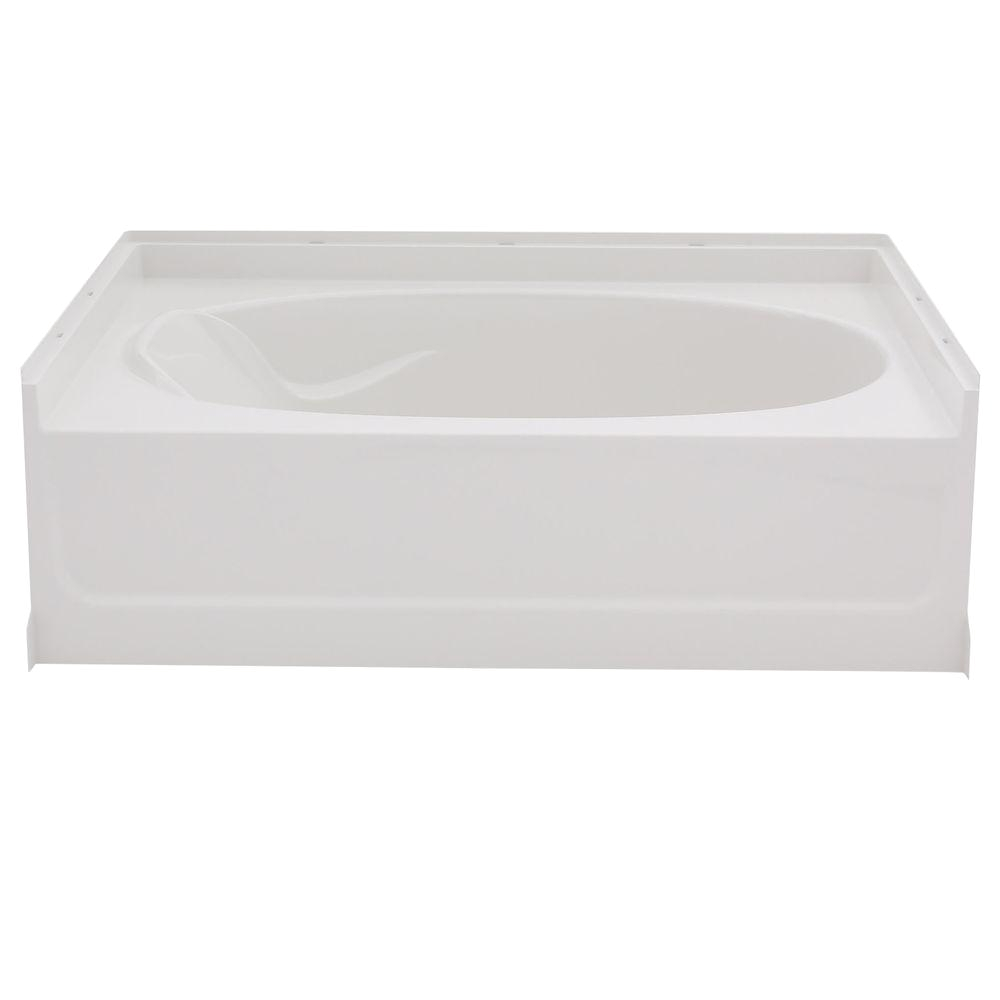 Sterling 5' Tub Sterling Ensemble 5 Ft Right Drain Rectangular Alcove