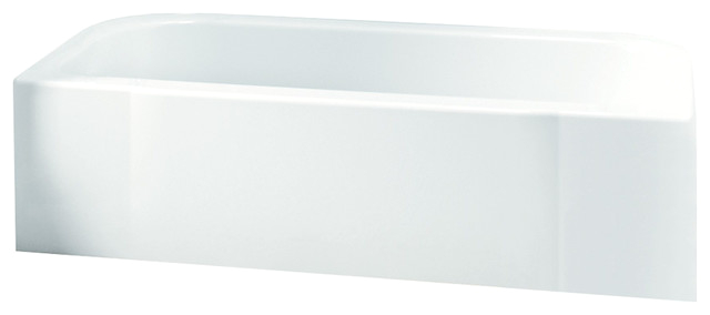 sterling accord 1725x305x60 vikrell bathtub left hand white contemporary bathtubs