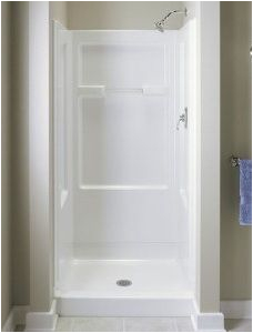 Sterling Vikrell Bathtub Installation Sterling by Kohler 36" White Vikrell Shower Stall Wall