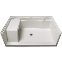 Sterling Vikrell Warranty Sterling Pbg Vikrell 60" Seated Shower Base