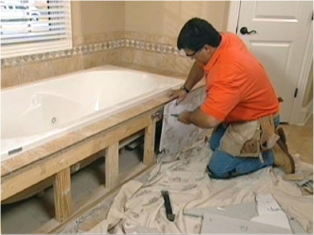 installing a new bathtub