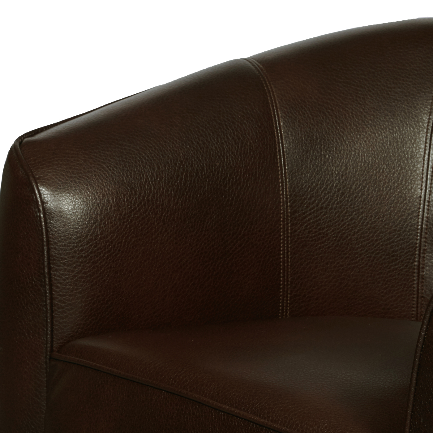 Syncro Faux Leather Swivel Accent Chair Bradcliffe Traditional Swivel Accent Club Chair In Brown