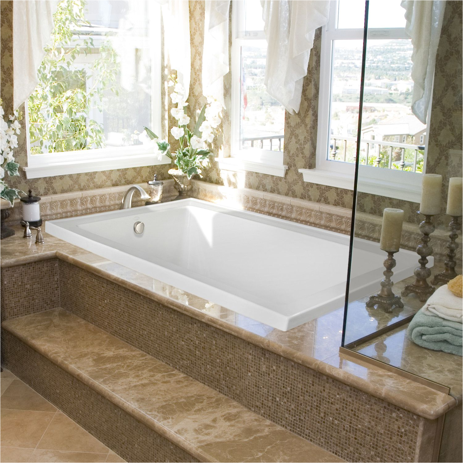 Tile Surround for Bathtub Upgrade Your Bathroom with Whirlpool Tub Mosaic Tile Tub