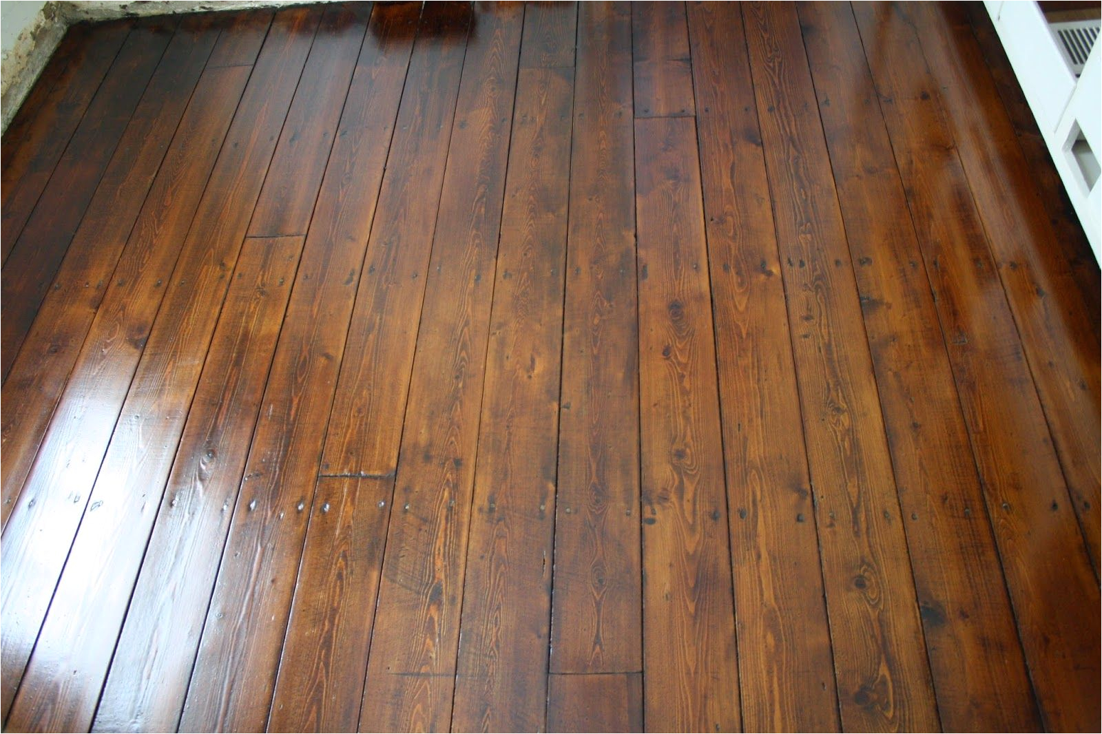 Top Nailing Hardwood Floors Restored Wide Plank Pine Floors Plete with top Nails