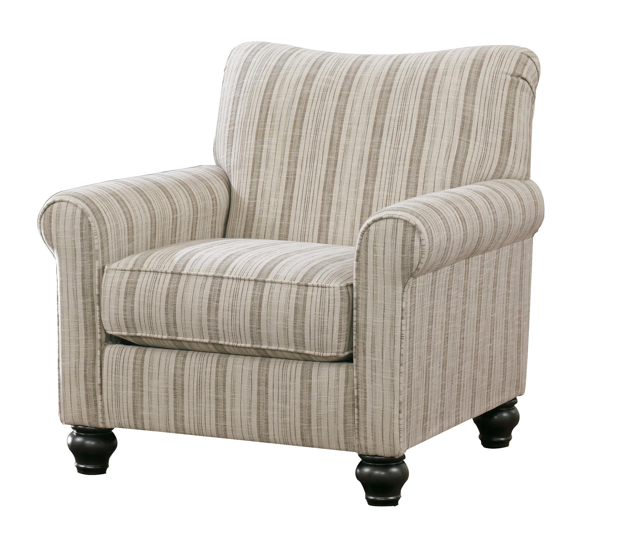 Milari Traditional Classics White Accent Chair