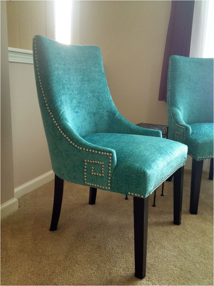 Turquoise Leather Accent Chair Beautiful Turquoise Dining Chairs