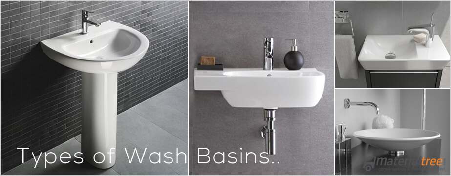 Types Of Bath Construction Types Of Wash Basin Types Of Bathroom Sinks