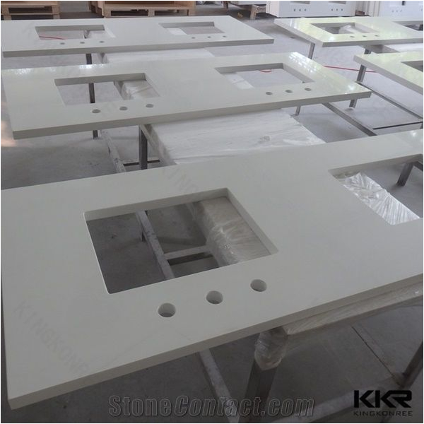 solid surface artificial stone type and artificial stone countertop material bathroom countertop