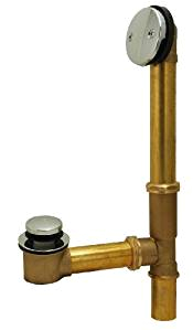 Types Of Bathtub Drain Stoppers Pictures Bathtub Drain Waste and Overflow Tip toe Type Brass