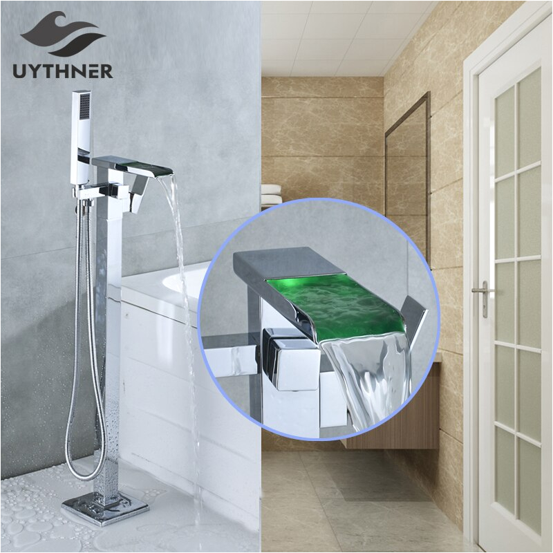 Types Of Bathtub Fixtures Aliexpress Buy Newly Chrome Polished Led Bath Tub