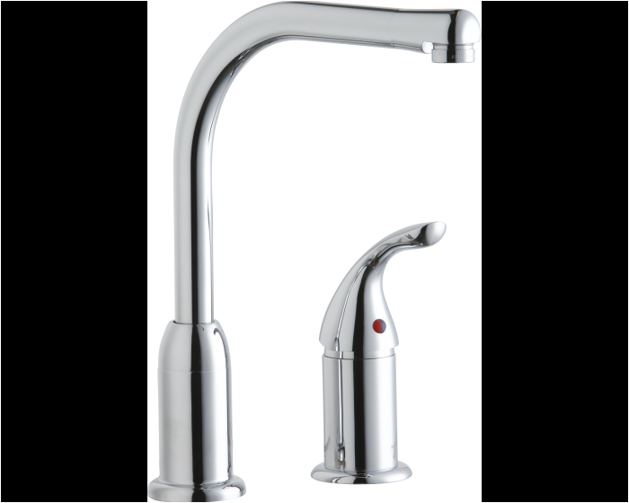 Types Of Tub Faucet Handles Elkay Everyday Kitchen Faucet with Remote Lever Handle Restricted Spout Chrome