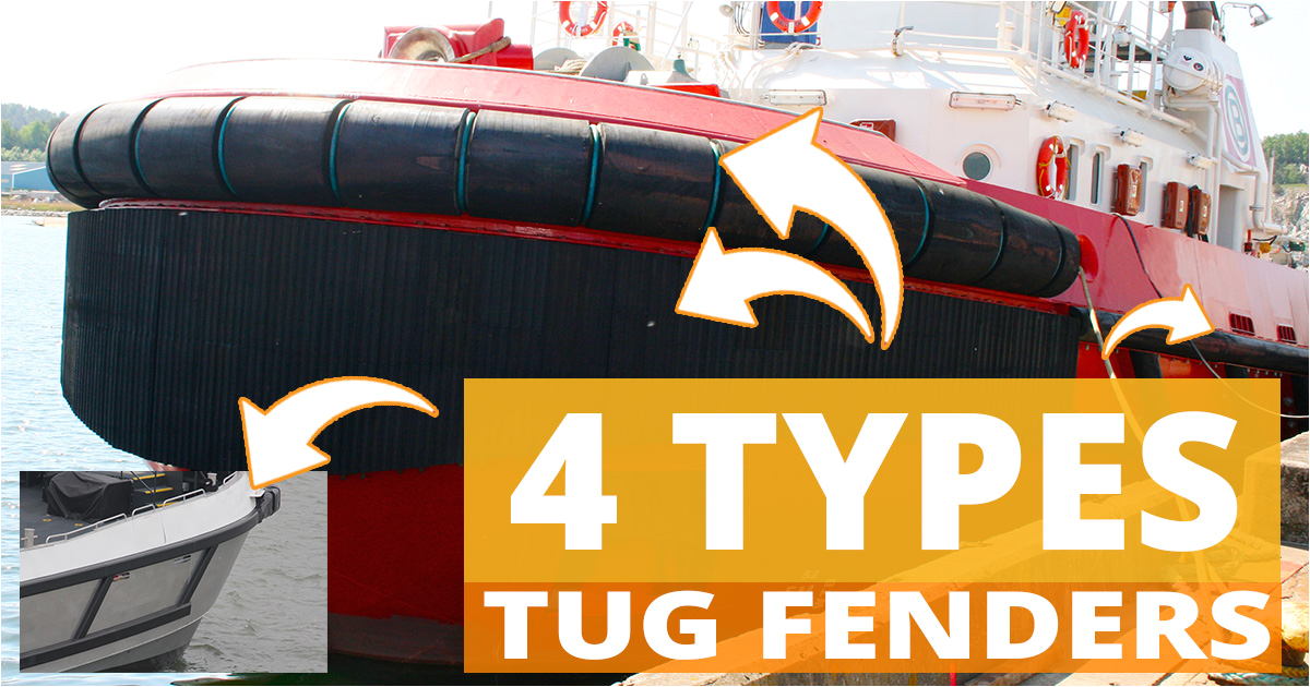 4 types popular tug boat fenders