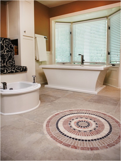 types of bathroom tiles