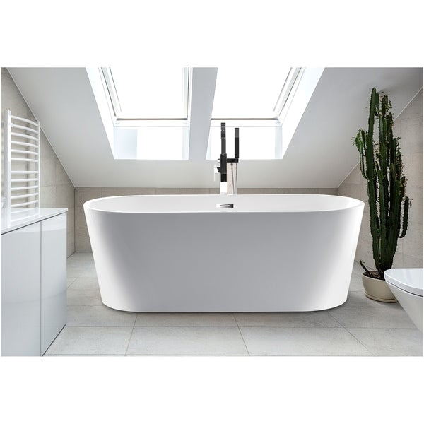 Used Freestanding Bathtub Shop Scarlett 67" Freestanding Bathtub Free Shipping