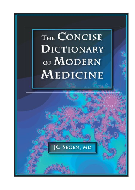 the concise dictionary of modern medicine modern medical