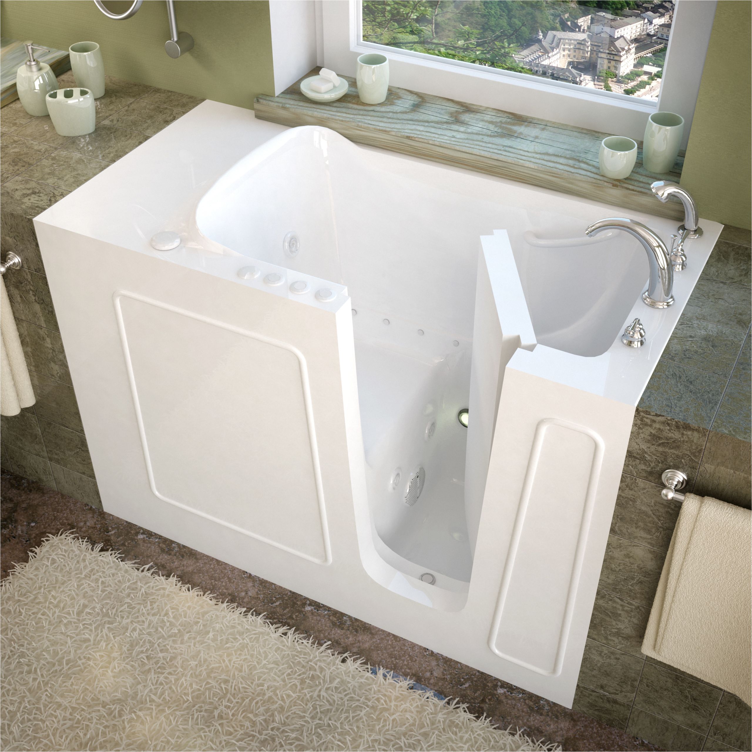 Walk In Bathtubs with Jets Meditub 2653rwd Bathtubs