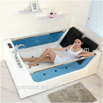 Double side glass whirlpool water jet