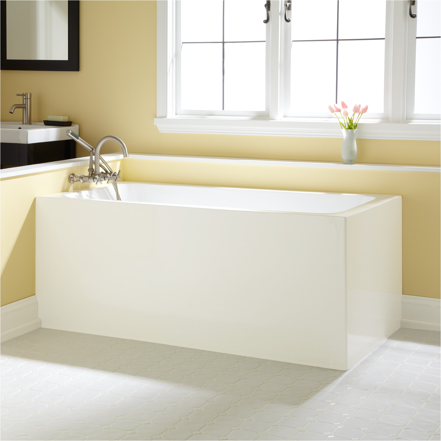 aliyah acrylic corner tub