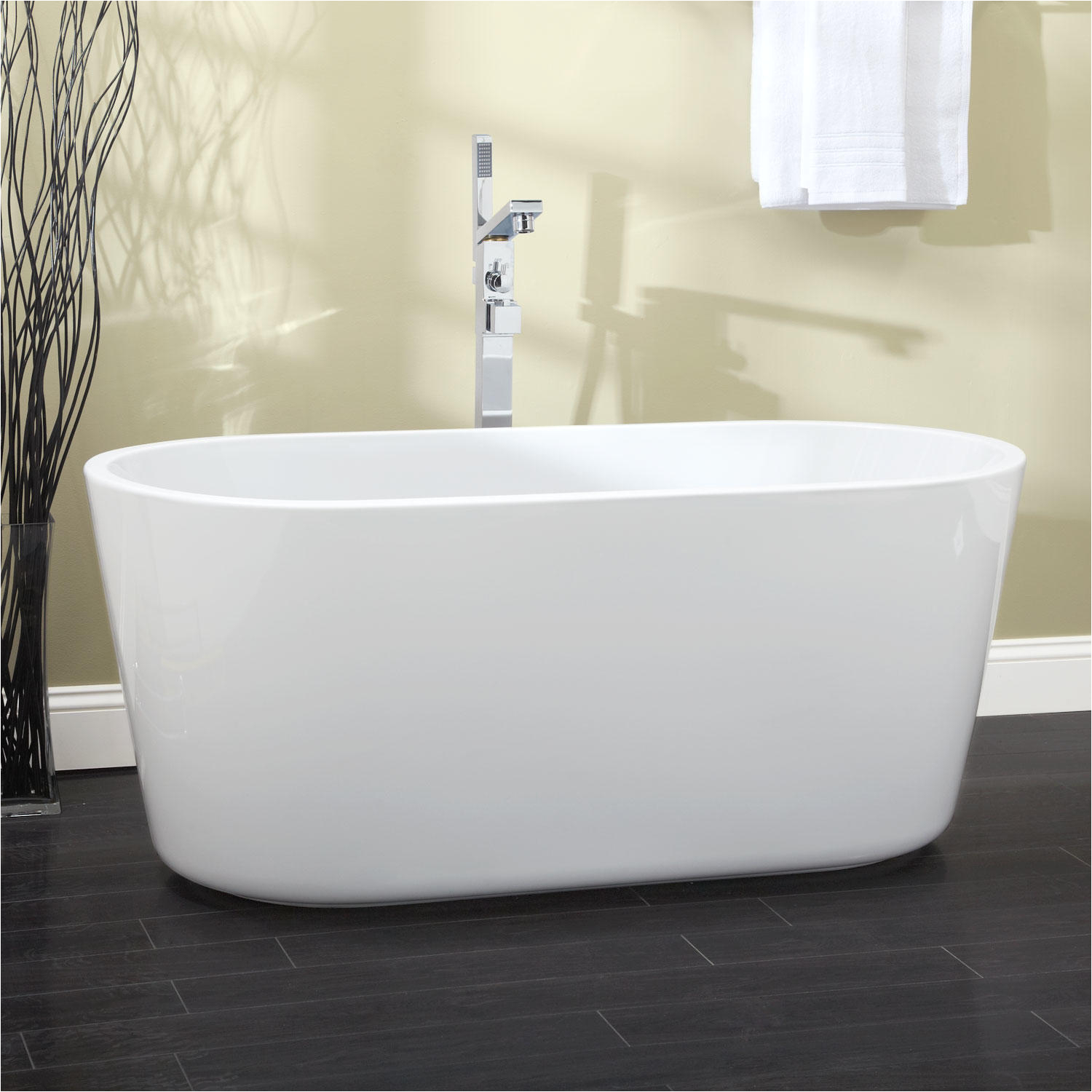 What are Acrylic Bathtubs Signature Hardware Imler Acrylic Freestanding Tub