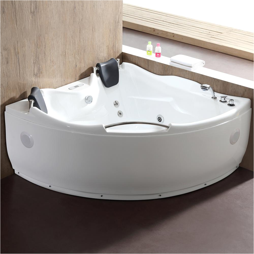 What is A Whirlpool Bathtub Eago 60 In Acrylic Fset Drain Corner Apron Front