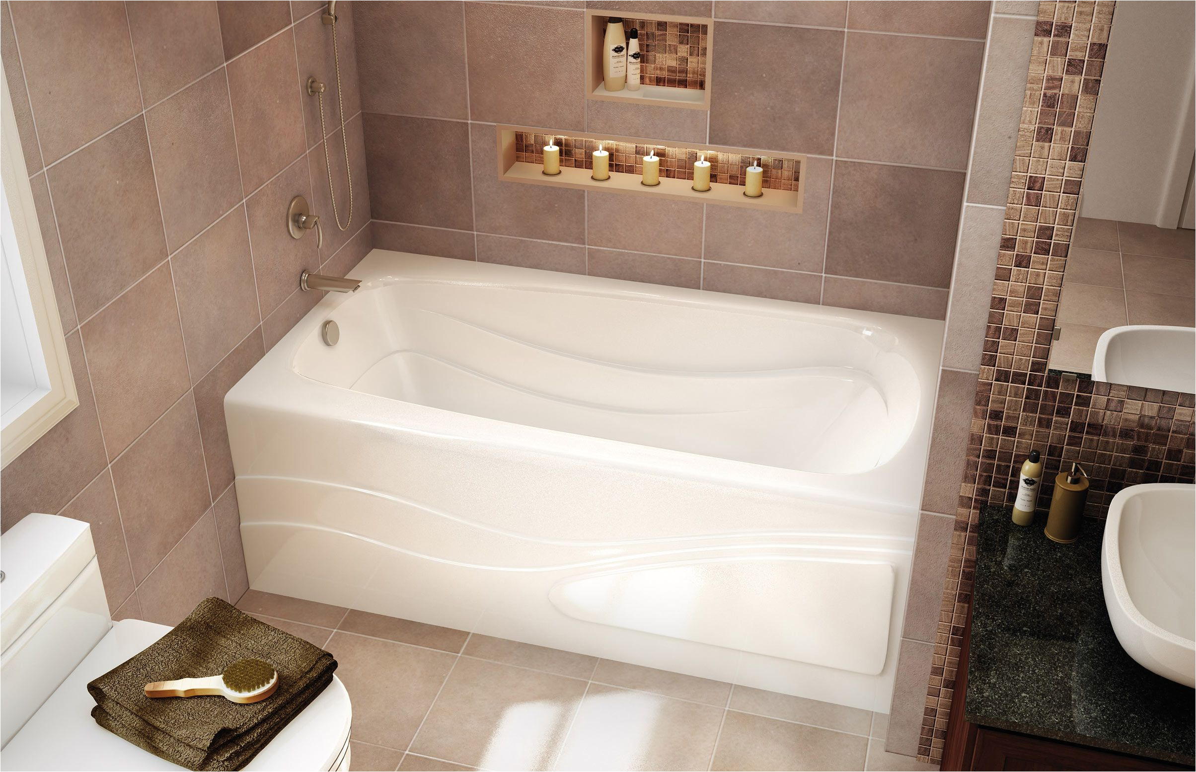 What is Alcove Bathtubs Tenderness Alcove Bathtub Maax Professional