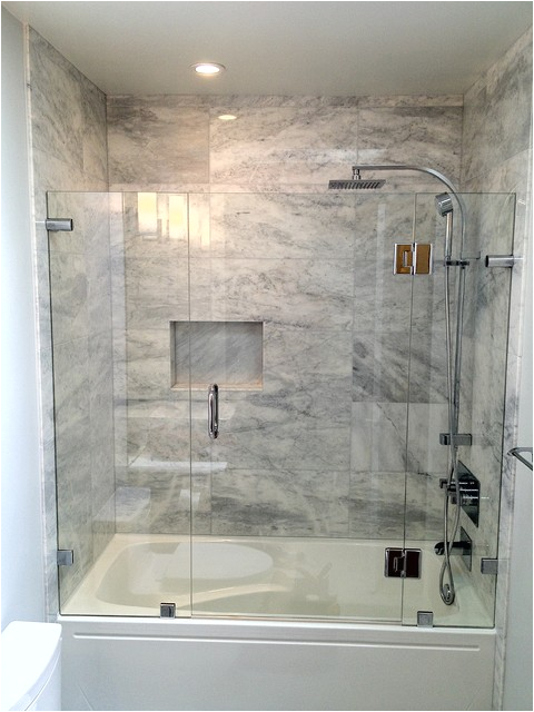 Shower enclosures contemporary bathroom vancouver