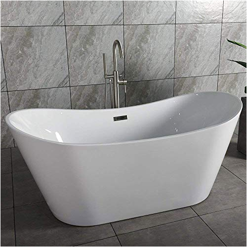 Where are Bathtubs Made Empava 67" Made In Usa Luxury Freestanding Bathtub Acrylic