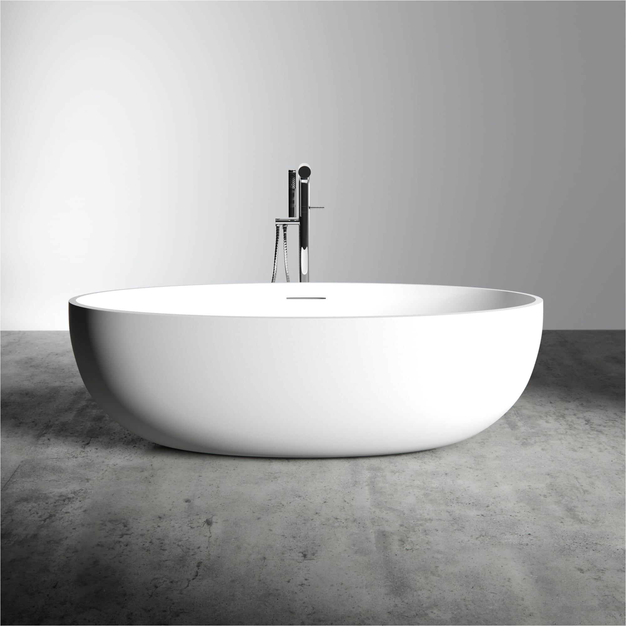 lusso stone morini stone resin solid surface freestanding bath 1700 p615