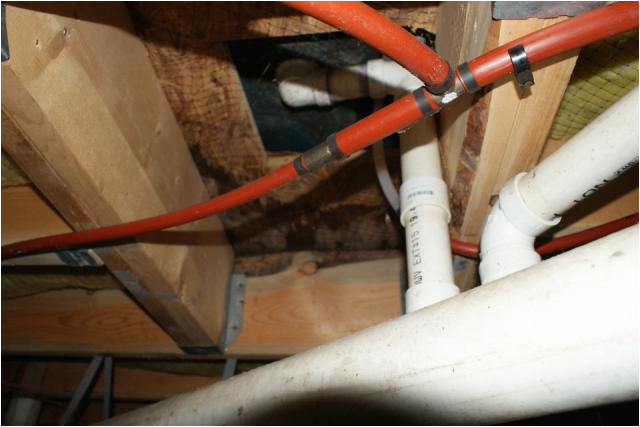 leak under tub north charleston home inspection