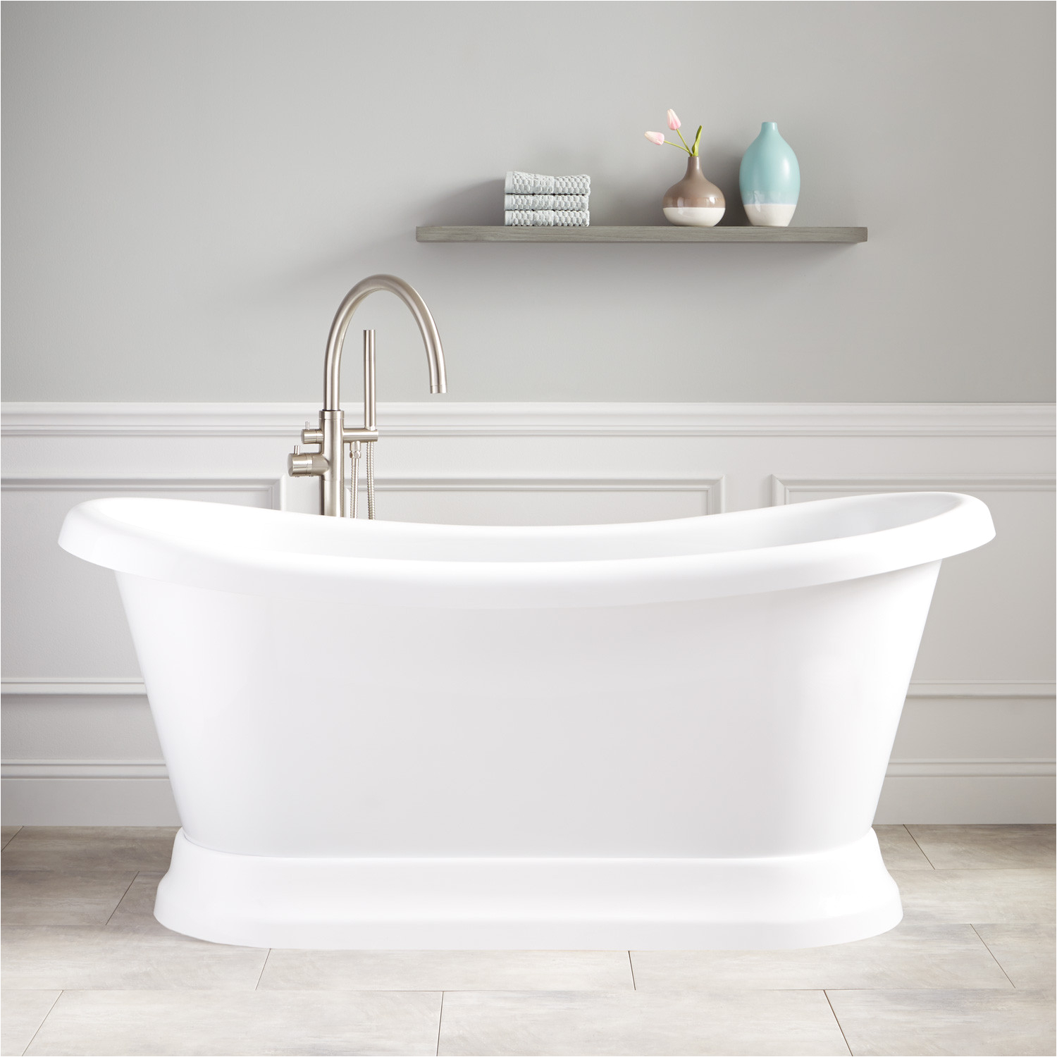 65 stanek acrylic freestanding tub