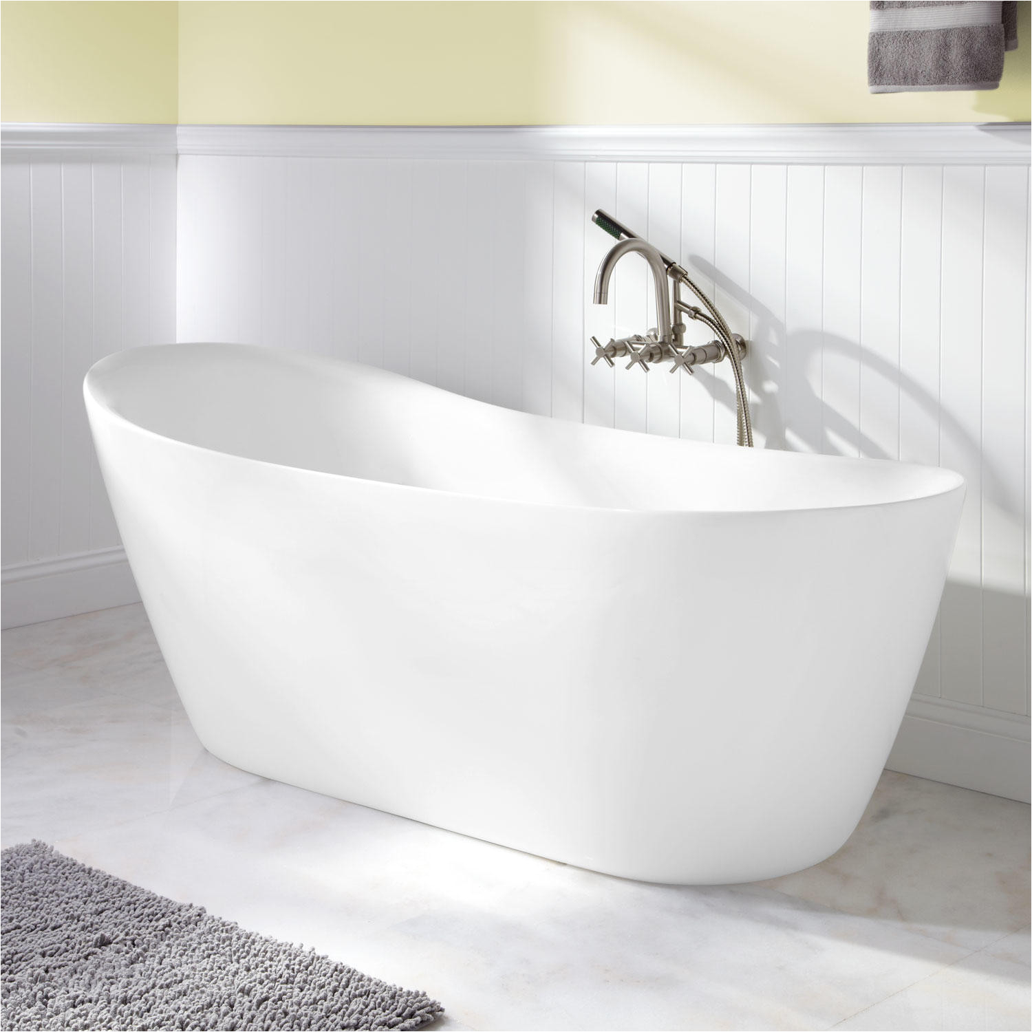 Where to Buy Freestanding Bathtub 66" Ennis Acrylic Freestanding Slipper Tub Bathroom