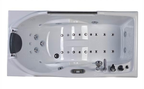 For 1 person jacuzzi bathtub portable acrylic whirlpool bathtub