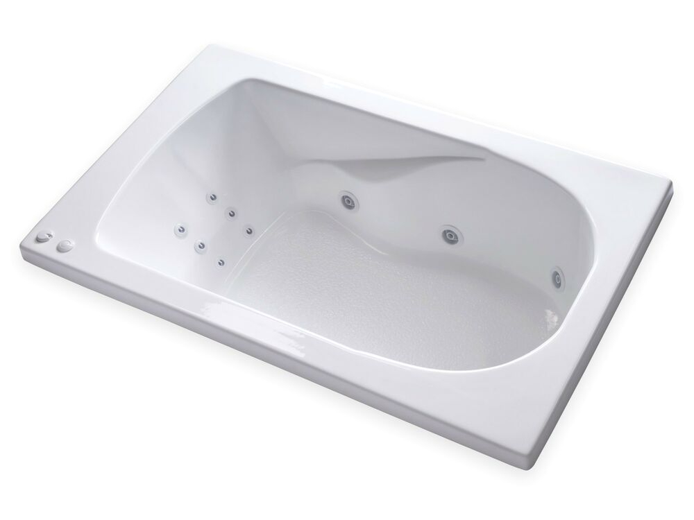 Whirlpool Bathtub 48 Inch Carver Tubs Sr6036 60" X 36" White Whirlpool Bathtub W 12