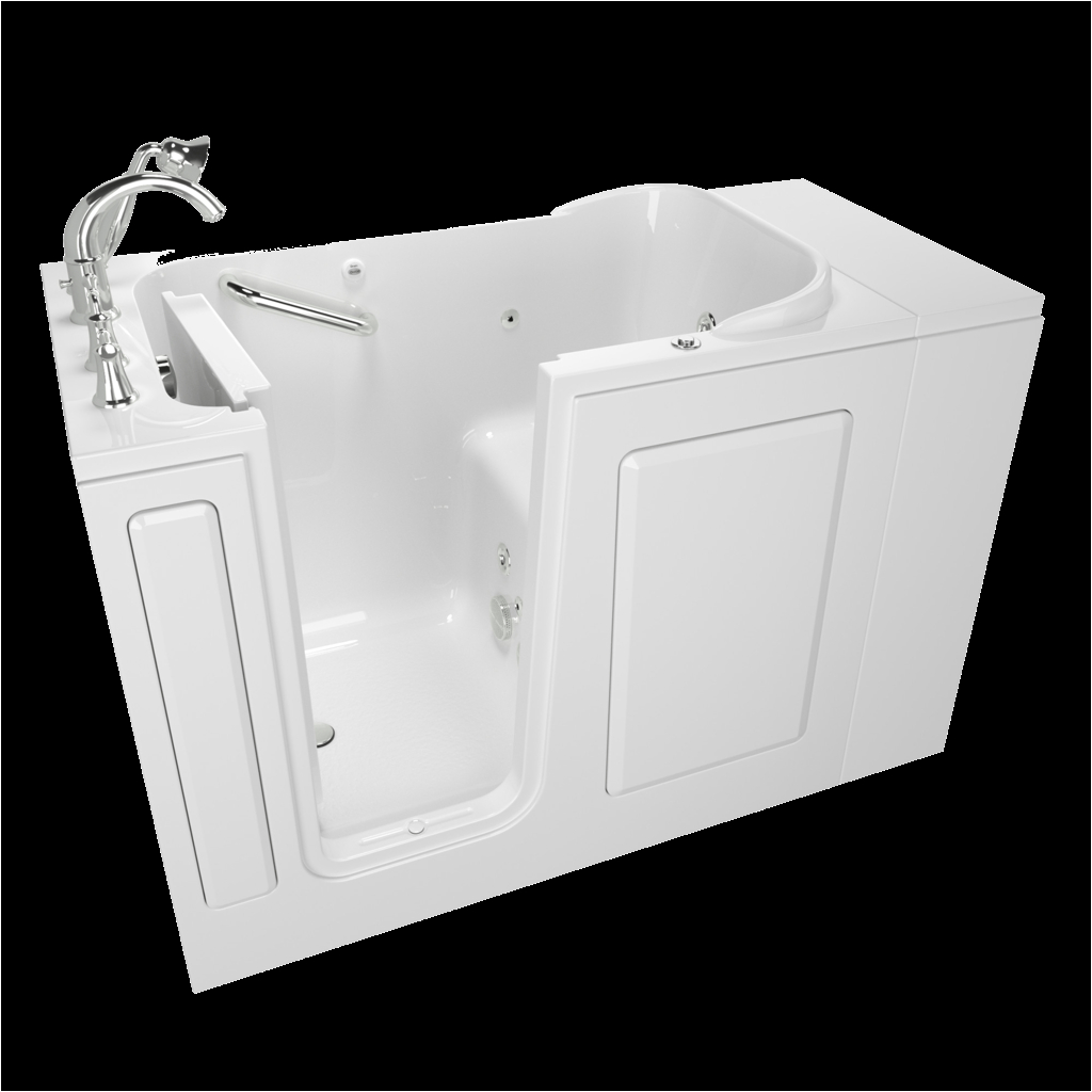 gelcoat value series 28x48 inch walk in bathtub with whirlpool system left hand door and drai