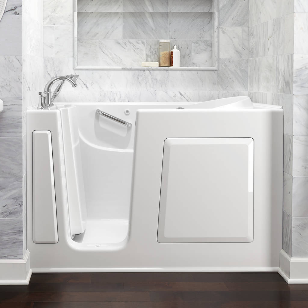 gelcoat value series 60x30 inch walk in bathtub with whirlpool massage system left hand door