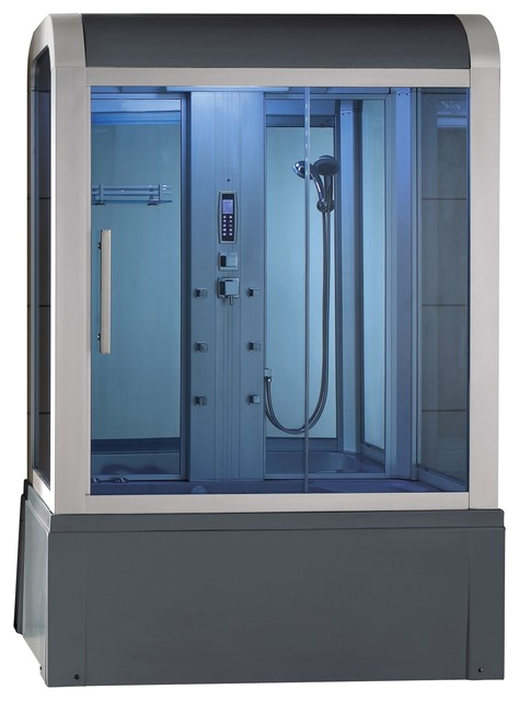 Eagle Bath WS 501 Steam Shower Enclosure w Whirlpool Bathtub bo Unit contemporary steam showers