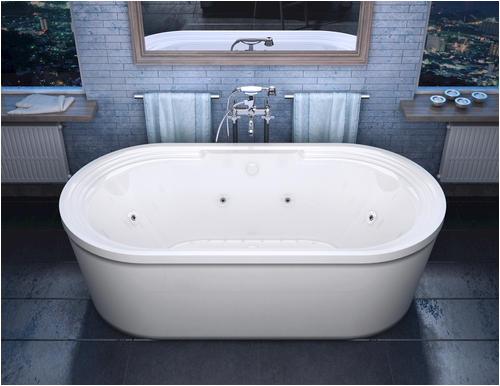 Whirlpool Bathtub Menards Midwest Tubs Grande 34" X 67" Freestanding Whirlpool