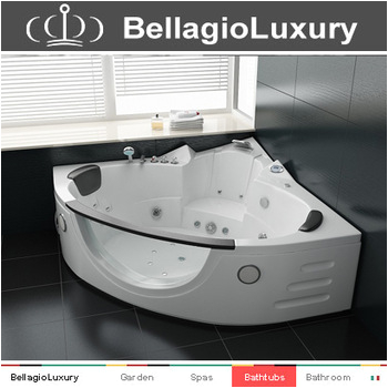 Best sale whirlpool tub corner massage