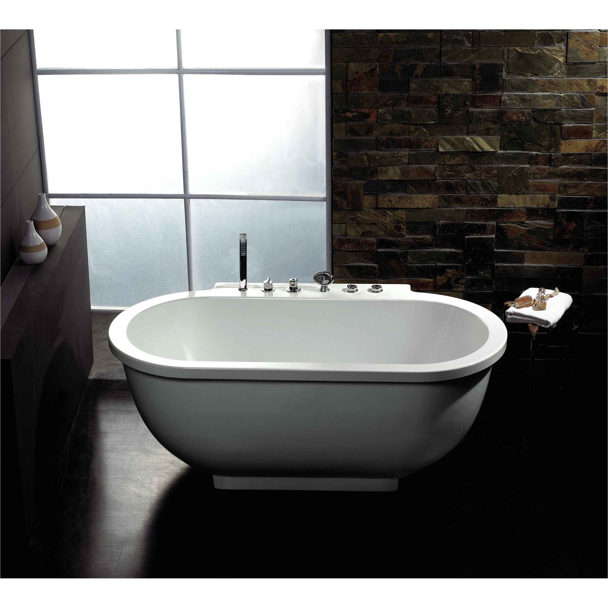 Ariel Bath 71 x 37 Whirlpool Bathtub ZZB1035