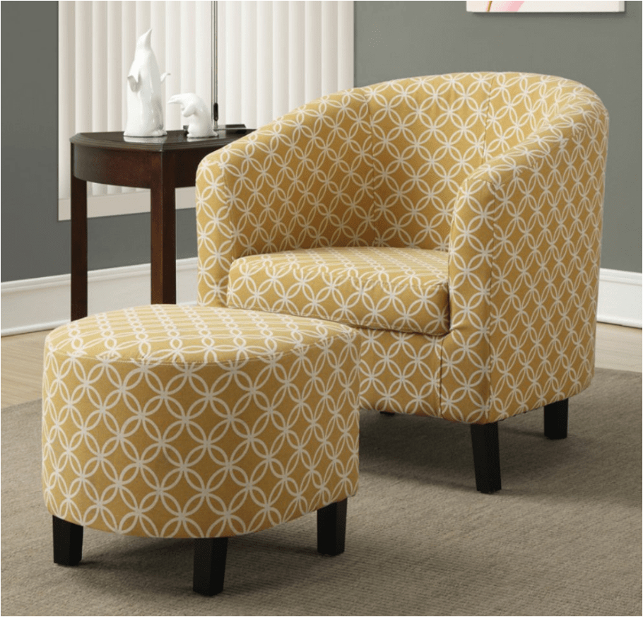 accent chairs with ottoman