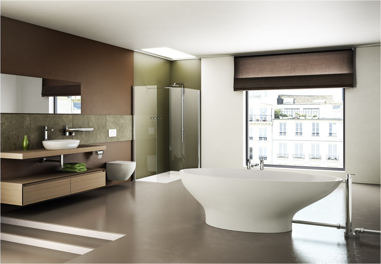 modern bath