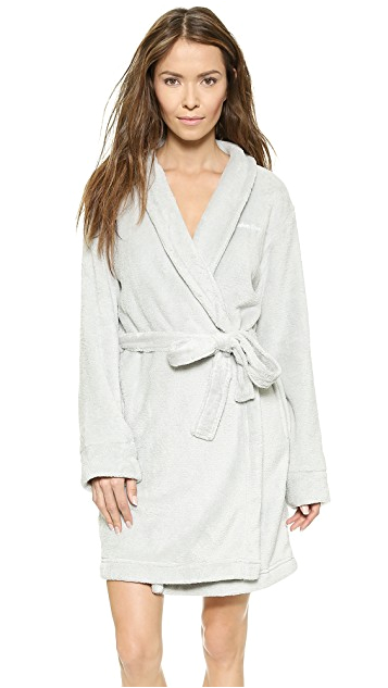 Women's Bathrobes Calvin Klein Calvin Klein Underwear Fluffy Robe