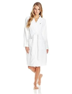 Women's Velour Bathrobes Nautica Sleepwear Women S Terry Velour Robe Bright White