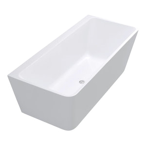 woodbridge 67 deluxe whirlpool and air bubble freestanding bathtub contemporary bathtubs