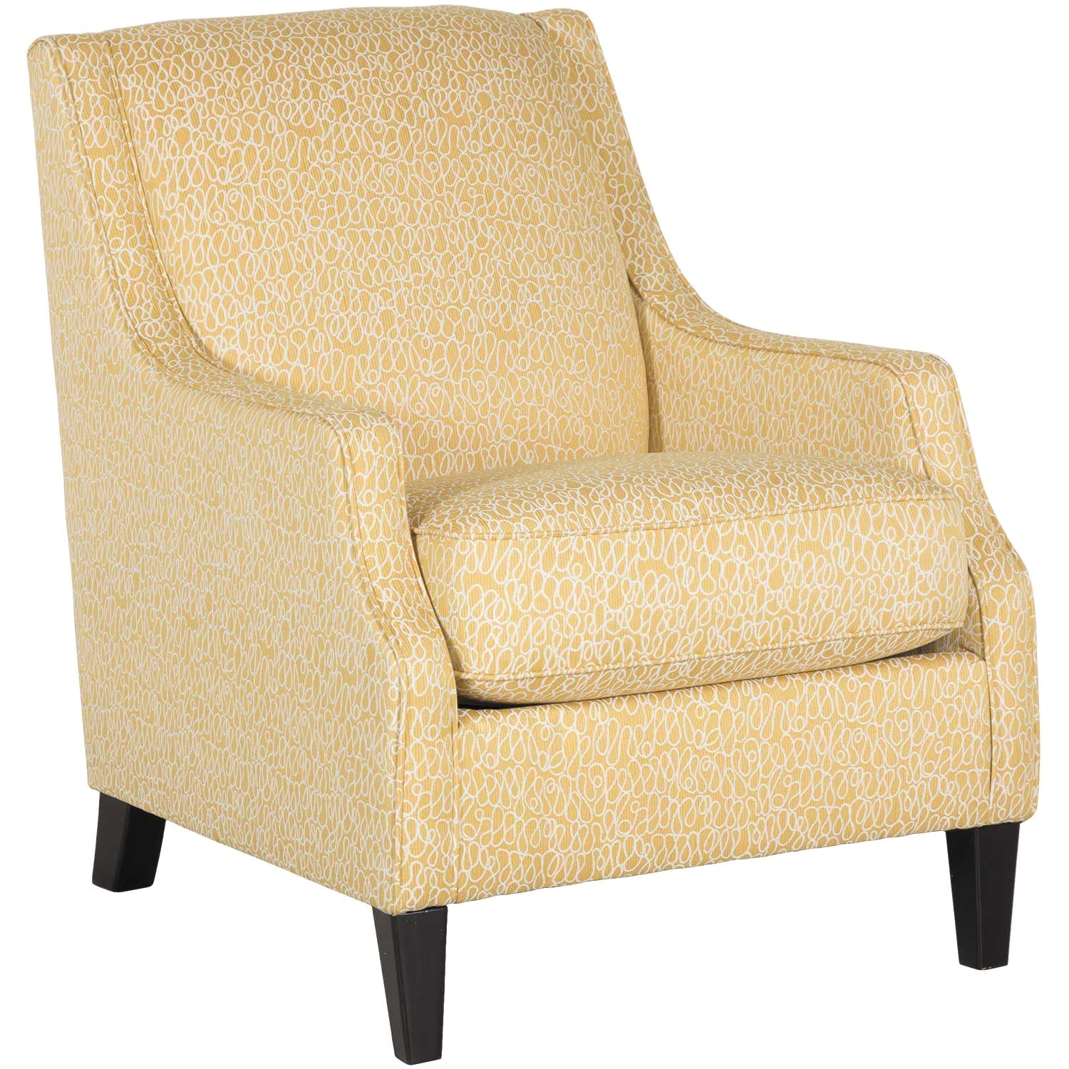 cresson yellow accent chair