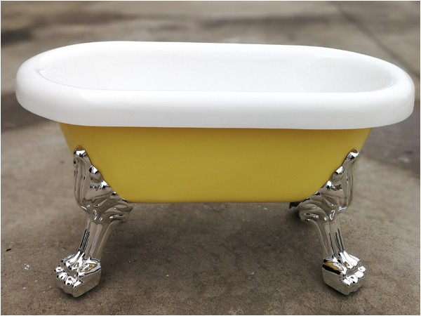 Yellow Bathtubs 36 Inch Acrylic Baby Clawfoot Bathtubs
