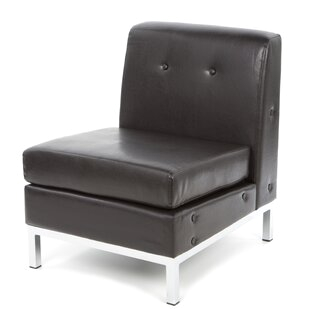 buschwick slipper leather guest chair