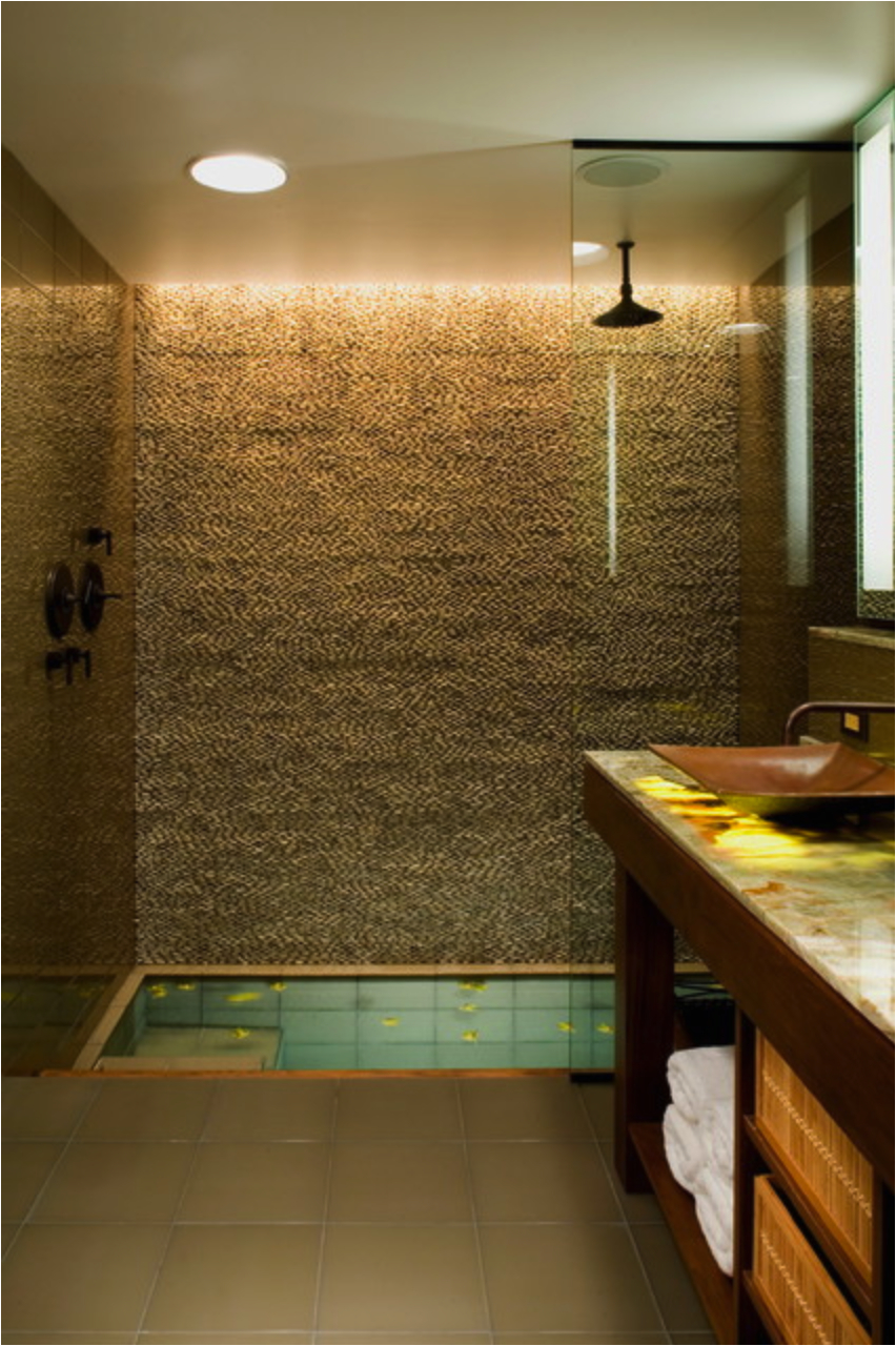 Zen Bathtubs Zen Sunken Bathtub with Shower …